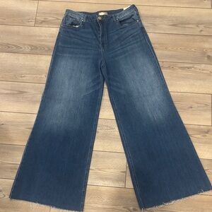 Kut from the Kloth Wide-Leg Blue Jeans